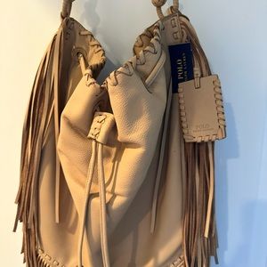 Ralph Lauren Fringe Shoulder Bag.